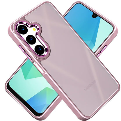 For Samsung Galaxy A16 5G Slim Fit Thin Hybrid Frosted Matte Polished Oil Thick Acrylic Hard PC TPU Rubber Frame Case Cover