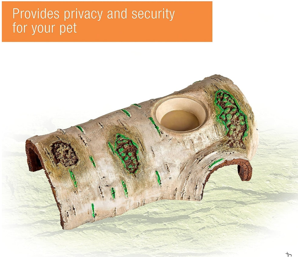 Zilla Rapid Sense Decor Poplar Log [Reptile Supplies] Large - 1 count