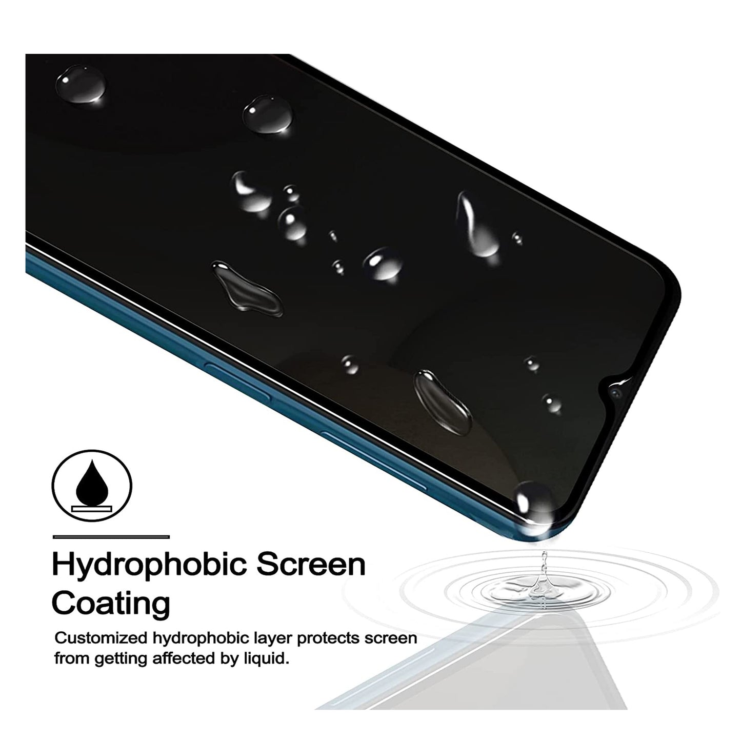 For Apple iPhone 17E /16E Privacy Screen Protector, Anti Spy Anti Peeping Tempered Glass Full Protective Film, 9H, Anti Scratch, Easy Install Protector Black