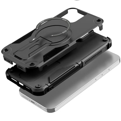 Phone Case for Apple iPhone 16 Plus Magnetic Kickstand Rugged Shockproof Armor Grip Anti Slip Heavy Duty Protective Matte Stand Hybrid Cover