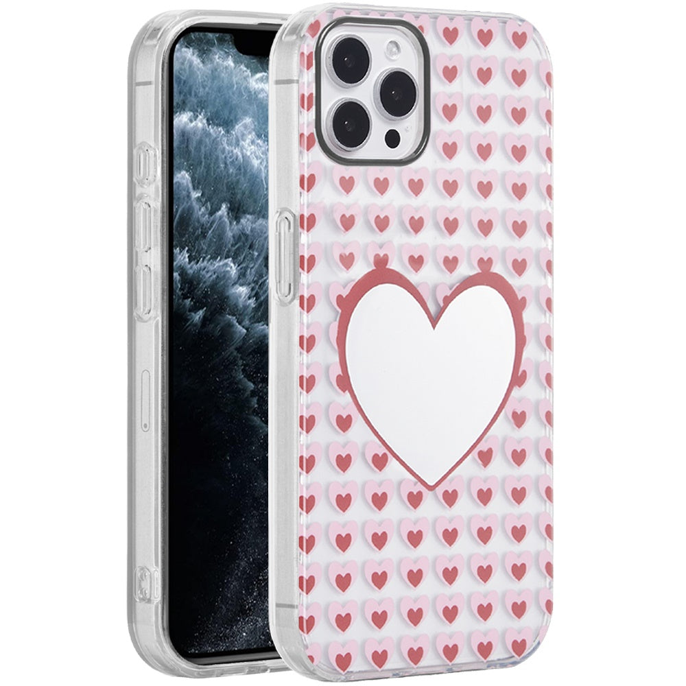 For Apple iPhone 11 Pro Max Fashion Layer Design Slim IMD TPU Protective, Shockproof Hybrid Stylish Durable Hard PC Case Cover