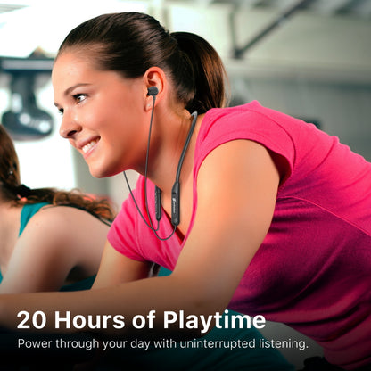 echelon FitFlex Neckband Bluetooth Earbuds - Black, Bluetooth