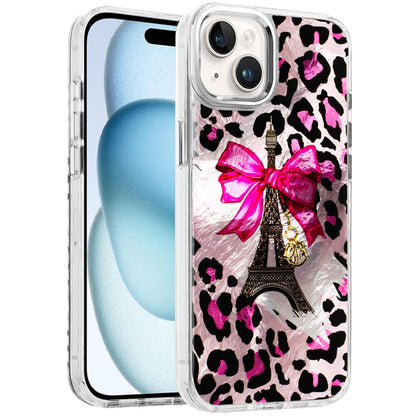 For Apple iPhone 14 /13 Fashion Beautiful Epoxy Design Hybrid Fashion Stylish TPU Protective, Shockproof Hybrid PC Case Cover