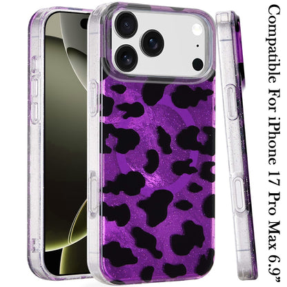 For Apple iPhone 17 Pro Max Stylish Pattern Fashion IMD Printed Design TPU Slim Shockproof Protective with Magnetic Back Case Cover