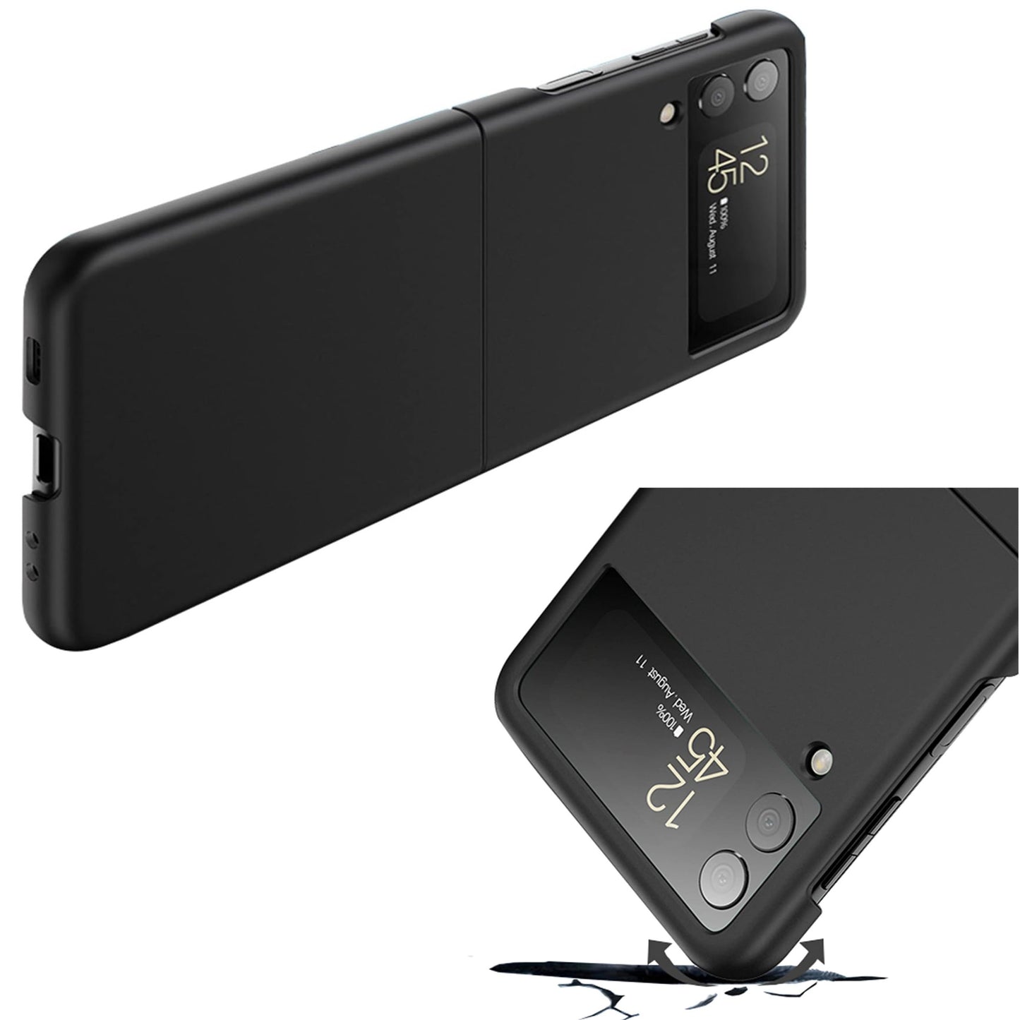 For Motorola Razr 2025 /2024 Slim Thin Hybrid Matte Finish TPU Silicone Case, Soft Grip Shockproof, Non-Slip Rubber Case Cover