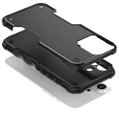 For Apple iPhone 17 (6.3") Slim Tough Shockproof Hybrid Heavy Duty 2in1 Dual Layer TPU Bumper Rugged Rubber Defend Armor Case Cover