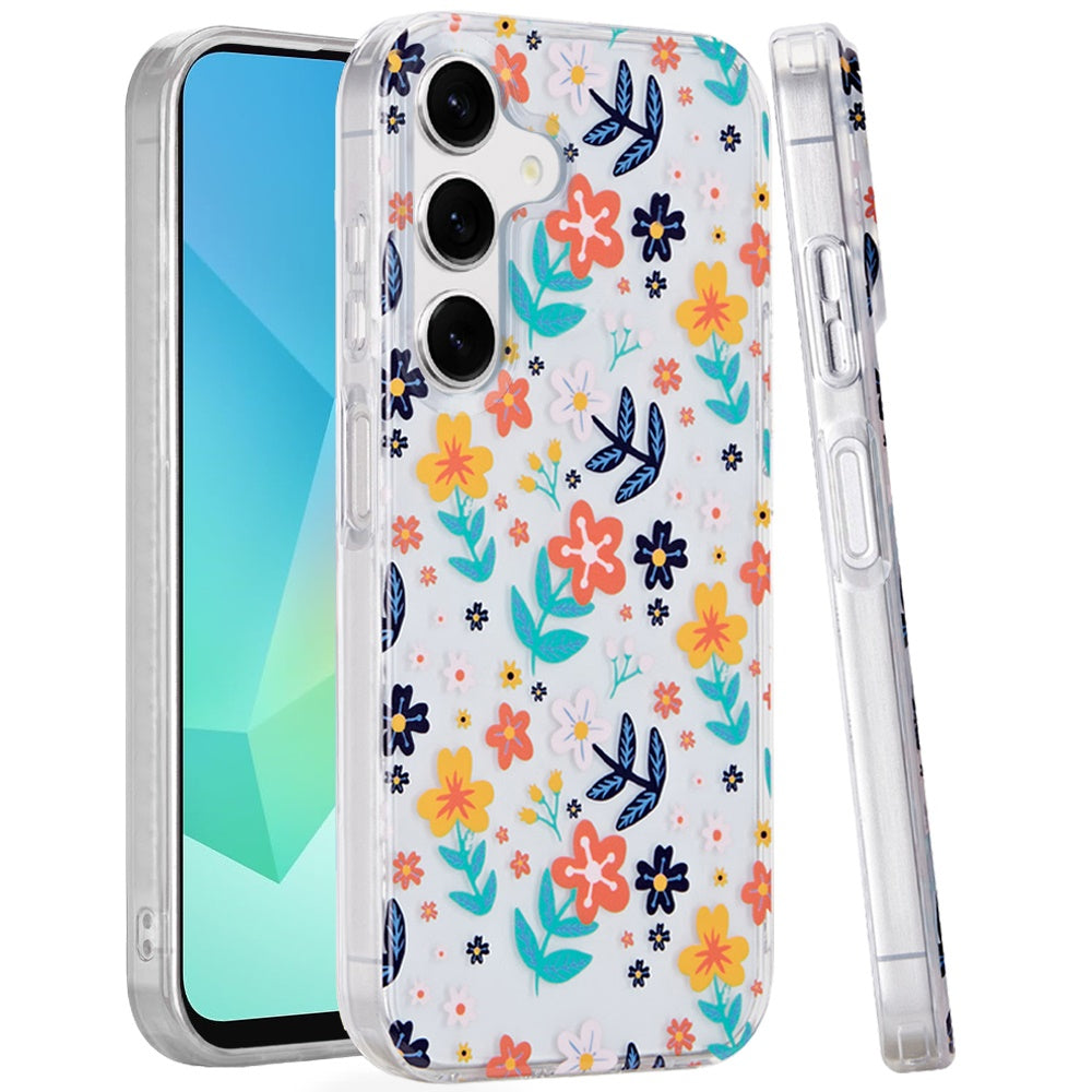For Samsung Galaxy S25 /S24 Fashion Layer Design Slim IMD TPU Protective, Shockproof Hybrid Stylish Durable Hard PC Case Cover