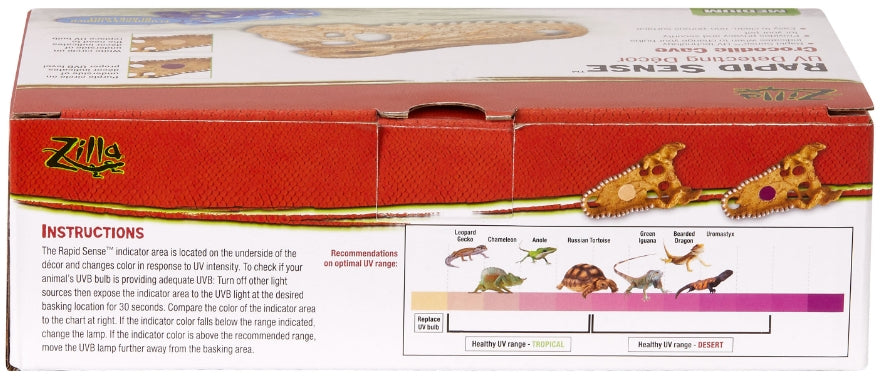 Zilla Rapid Sense Decor Crocodile Skull [Reptile Supplies] Medium - 1 count