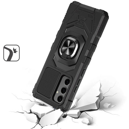 For Samsung Galaxy S25 /S24 Hybrid Dual Layer with 360° Rotate Magnetic Ring Stand Holder Kickstand TPU Rugged PC Shockproof Case Cover