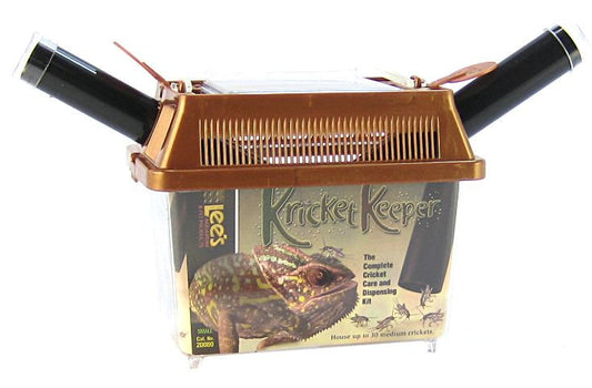 Lees Kricket Keeper Complete Cricket Care and Dispensing Kit for Reptiles [Reptile Supplies] Small - 1 count