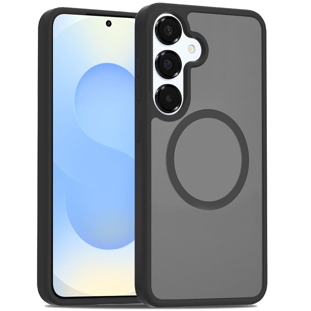 For Samsung Galaxy S24 Fan Edition /Galaxy S24 FE MagSafe Compatible Case Hybrid Soft TPU Bumper Hard Translucent Matte Back Slim Shockproof Case Cover