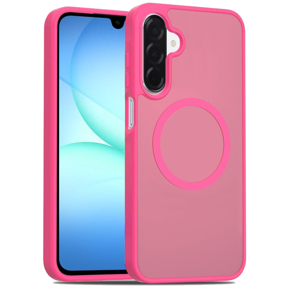 For Samsung Galaxy A17 5G MagSafe Compatible Case Hybrid Soft TPU Bumper Hard Translucent Matte Back Slim Shockproof Case Cover