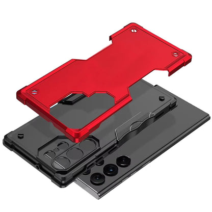 For Samsung Galaxy S25 Ultra Premium Slim Fit Back Hybrid Lightweight Shockproof 2-in-1 Hybrid Hard PC Bumper Frame Armor Case Cover