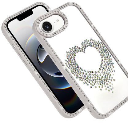 For Samsung Galaxy S26 Angel Hearts Glitter Shimmer Diamond Edge Hybrid Drop Protection Shockproof Design Case Cover