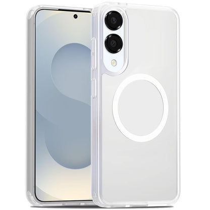 For Samsung Galaxy S25 EDGE MagSafe Compatible Case Hybrid Soft TPU Bumper Hard Translucent Matte Back Slim Shockproof Case Cover