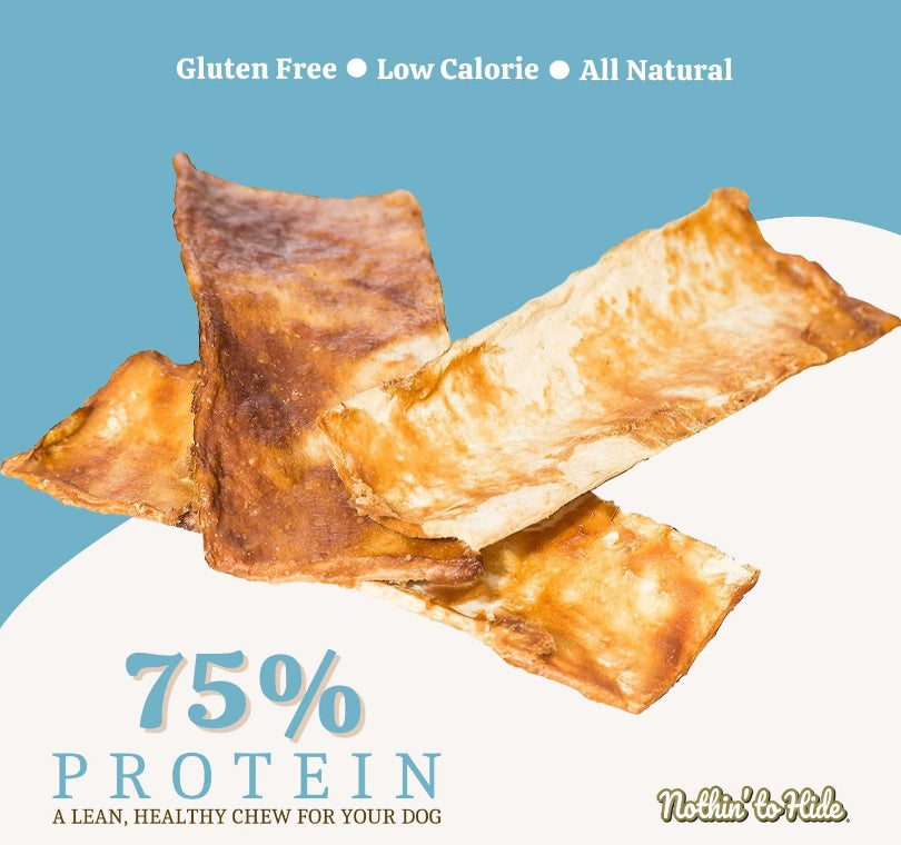 Fieldcrest Farms Nothin to Hide Beef Flip Chips Dog Chews [Dog Supplies] 8 count