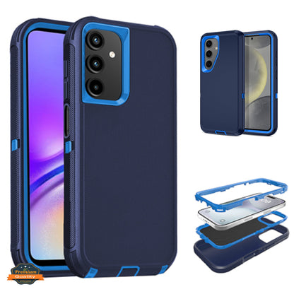 For Samsung Galaxy A16 5G Delux Armor Case Shockproof Rugged 3-Layer Protection Hybrid Heavy Duty with Enhanced Durability Case Cover