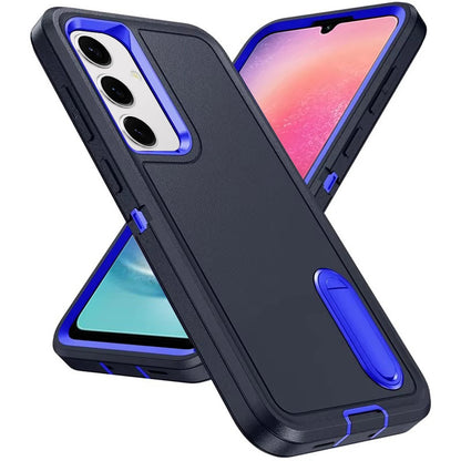 For Samsung Galaxy A26 Hybrid 3 Layers Hard 3in1 Shockproof with Kickstand Heavy Duty Hard TPU Rubber Anti-Drop Case Cover