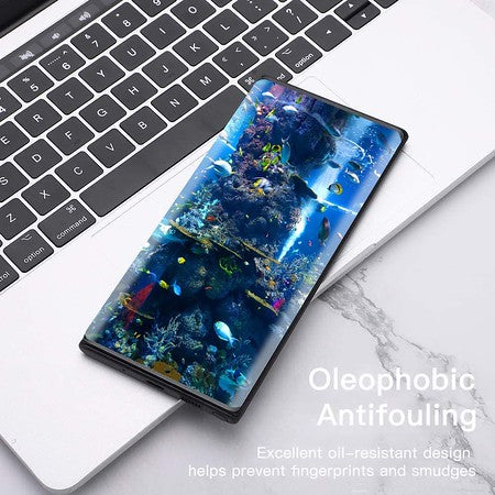 For Motorola Razr+ PLUS (2025) Front Tempered Glass Screen Protector Designed to allow Full functionality Black Edged 9H Glass Full Coverage Protector Clear Black