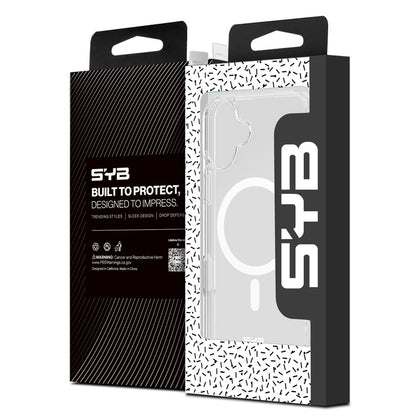 For Ultra-sleek Hybrid Slim Hard PC & TPU Compatible with MagSafe, Magnetic Protective Phone Case for Apple iPhone 16 Plus - Transparent Clear Case Cover Clear