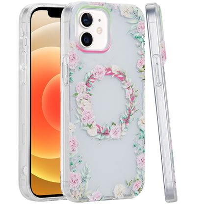 For Apple iPhone 12 /12 Pro Durable Fashion IMD Printed Design TPU Slim Shockproof Protective Case with Stylish Pattern Case Cover