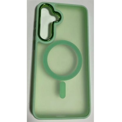 For Apple iPhone 17 AIR Hybrid Strong Magnetic Circle Slim Fit Translucent Matte Back TPU Shockproof Design Case Cover