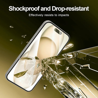 For Apple iPhone 17 /17 Air /17 Pro/ 17 Pro Max Tempered Glass Screen Protector, 9H HD Transparent Clear, Full Glue Easy Installation Protector Clear