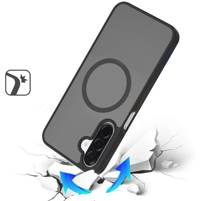 For Samsung Galaxy A17 5G MagSafe Compatible Case Hybrid Soft TPU Bumper Hard Translucent Matte Back Slim Shockproof Case Cover