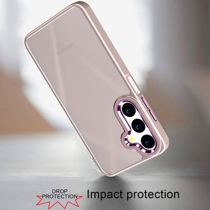 For Samsung Galaxy A16 5G Slim Fit Thin Hybrid Frosted Matte Polished Oil Thick Acrylic Hard PC TPU Rubber Frame Case Cover