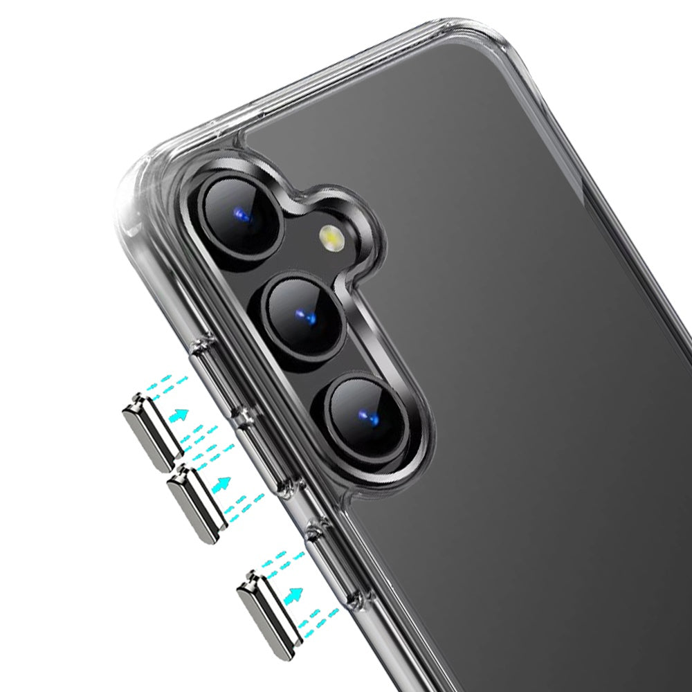 For Samsung Galaxy S24+ Plus Premium Hybrid HD Crystal Clear Hard PC Back, Thick 2.0mm TPU Frame, Slim Fit Case Cover Clear