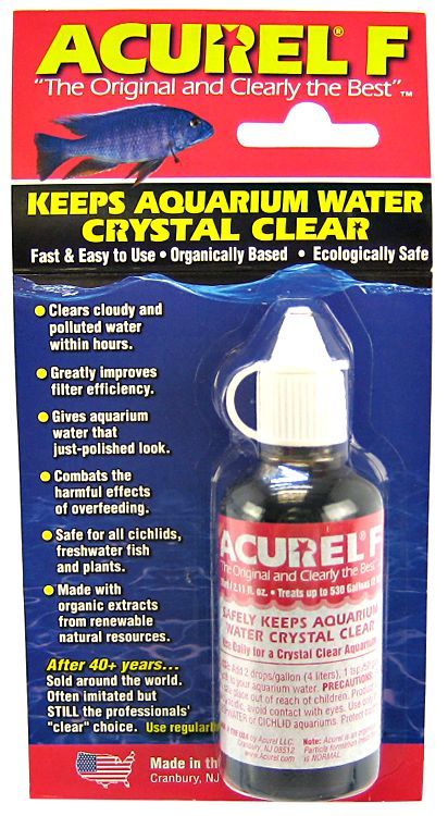 Acurel F Aquarium Clarifier [Water Conditioners for Aquarium] 50 mL