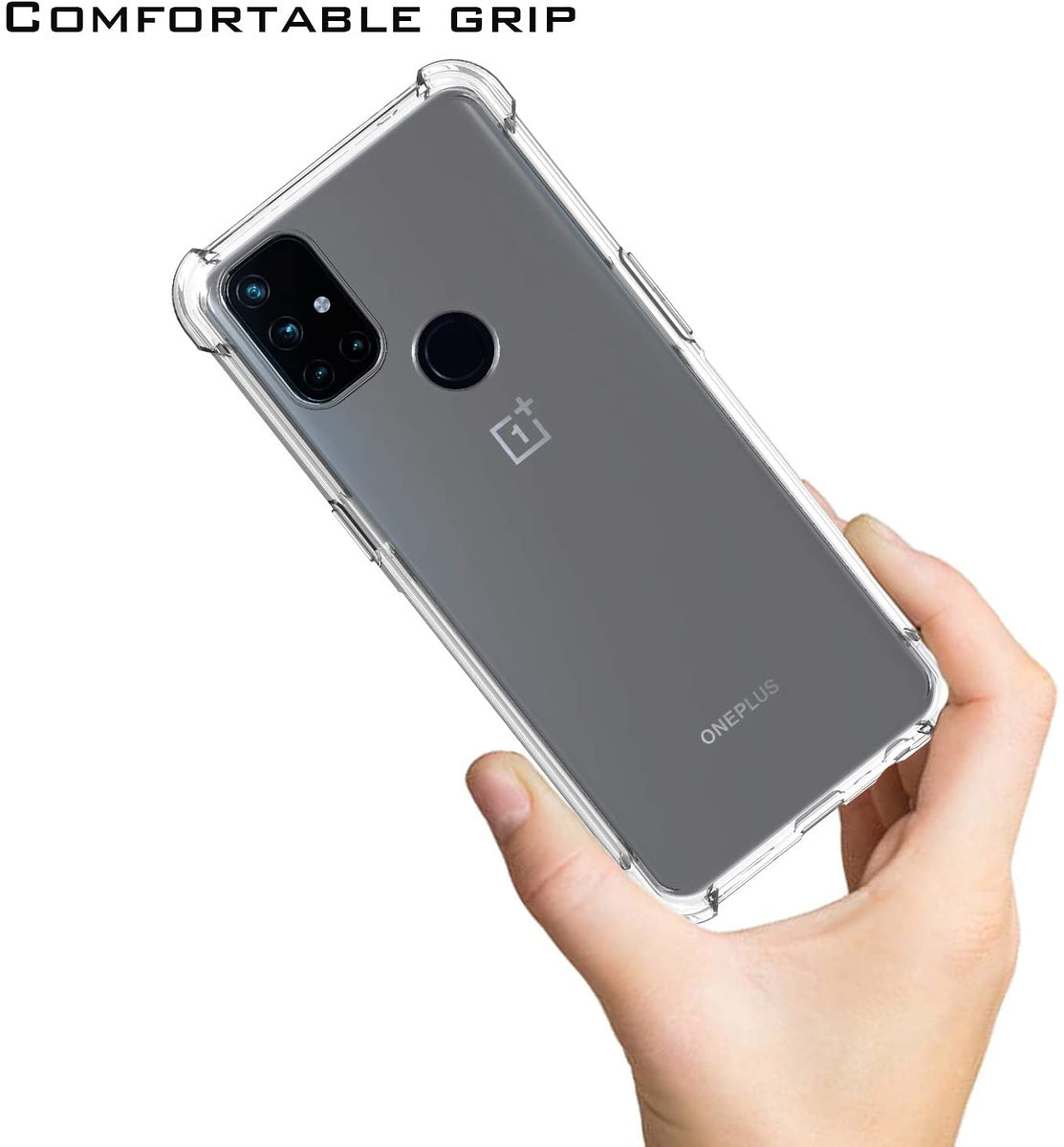 For Apple iPhone 15 Pro (6.1") HD Crystal Clear Hybrid TPU [Four-Corner Protective] Rubber Silicone Gel Transparent Clear Phone Case Cover