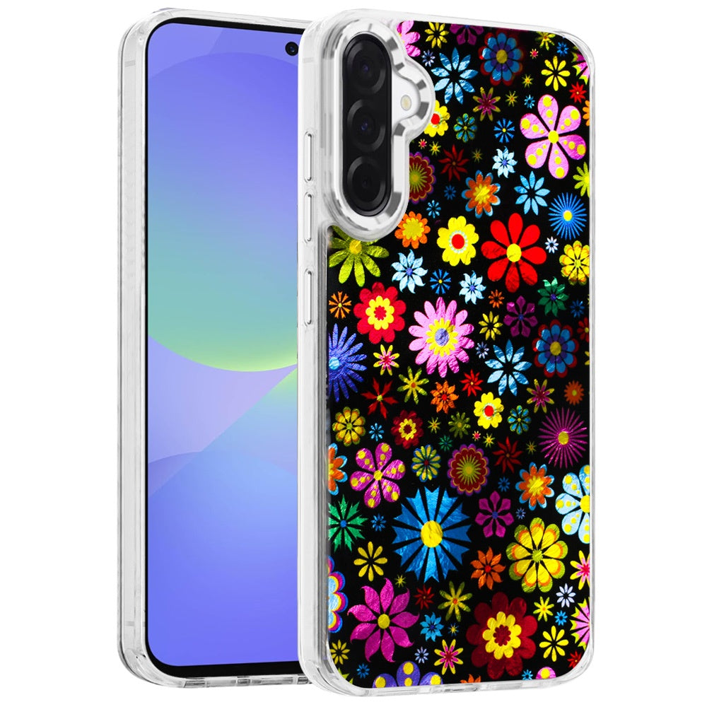 For Samsung Galaxy A37 Fashion Beautiful Epoxy Design Hybrid Fashion Stylish TPU Protective, Shockproof Hybrid PC Case Cover