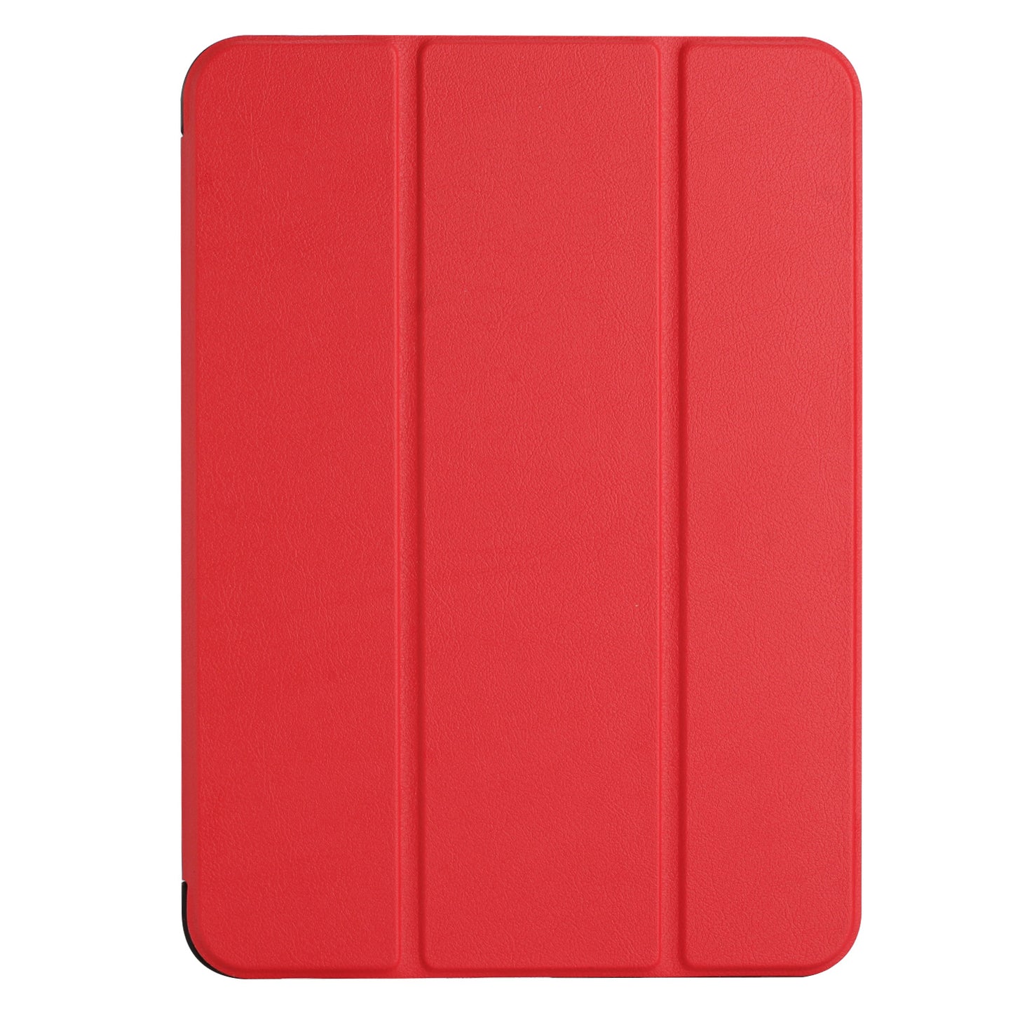 For Trifold Case with Magnetic Closure, PU Leather Folding Stand, Slim Lightweight TPU Folio Protective Shell Red Tablet Case Cover