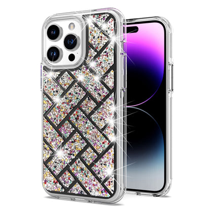 For Apple iPhone 17E /16E Bling Hybrid Shockproof Protective Design Stylish Glitter Finish Durable Grip Protection Case Cover