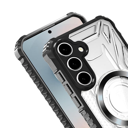 For Samsung Galaxy S26 MagSafe Compatible Pattern Clear Transparent Rugged Hybrid Magnetic TPU Shockproof Armor Case Cover