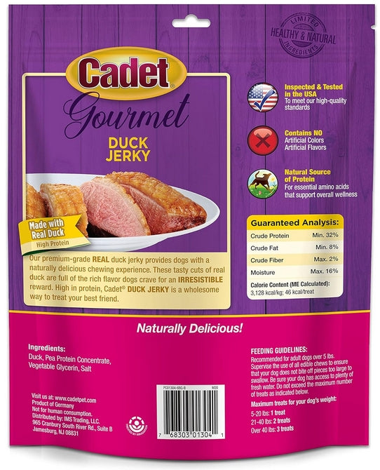 Cadet Gourmet Duck Jerky for Dogs [Dog Supplies] 14 oz