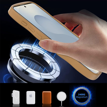For Samsung Galaxy S26 Grip Hand Magnetic Hybrid Case Shockproof Protection Matte Skin Rubber TPU + PC Case Cover