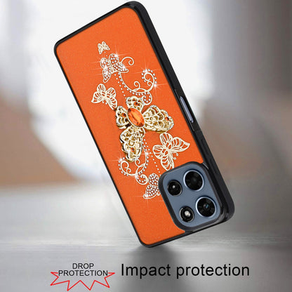 For Motorola Moto G Play 5G 2026 Diamonds 3D Fashion Bling Sparkly Glitter Ornaments Engraving Hybrid with Ring Stand Case Cover