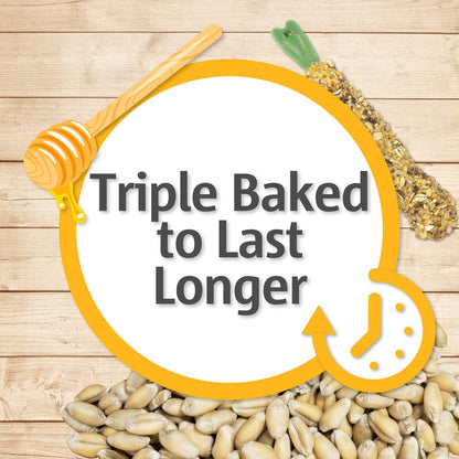 Vitakraft Crunch Sticks Variety Pack Rabbit and Guinea Pig Treats Popped Grains and Wild Berry [Small Pet Supplies] 2 count