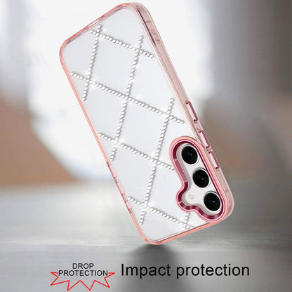 For Samsung Galaxy S25 FE, S25 Fan Edition Gem Glitter Diamond Bling Clear Hybrid TPU Cover, Colorful Shockproof Protective Back, Slim Fit for Women Girls Case Cover