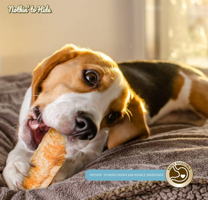 Fieldcrest Farms Nothin to Hide Beef Flip Chips Dog Chews [Dog Supplies] 8 count