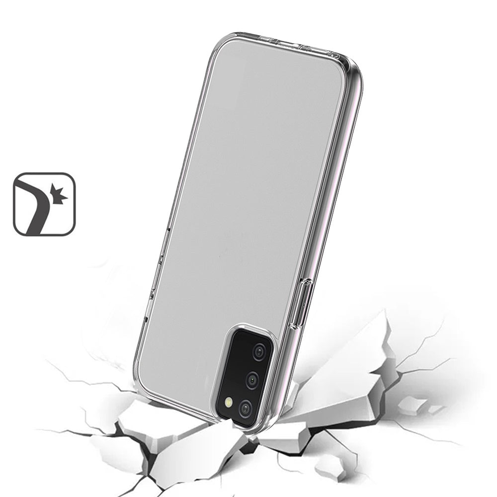 Transparent Shock Absorption PC + TPU Rubber Gel Thick 3mm Hybrid Silicone Slim Fit Back