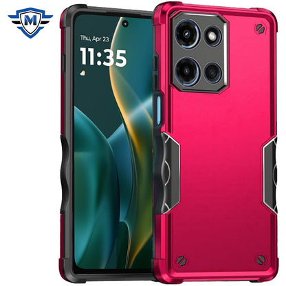 For Motorola Moto G Stylus 5G 2025 Slim Fit Back Hybrid Lightweight Shockproof 2-in-1 Hybrid Hard PC Bumper Frame Armor Protection Case Cover