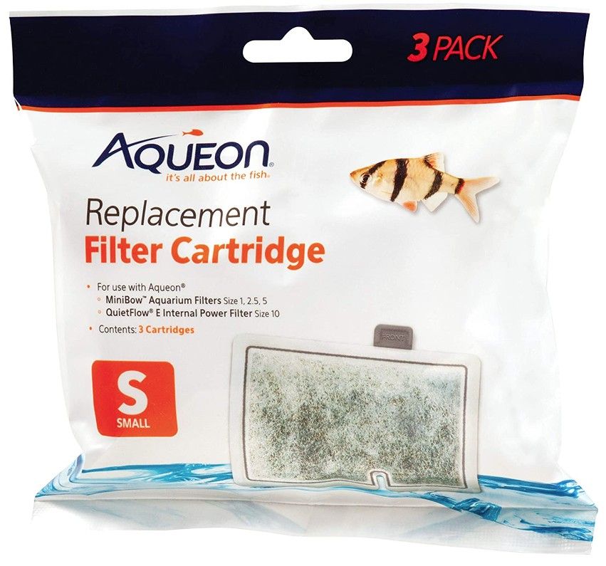 Aqueon QuietFlow Replacement Filter Cartridge [Filter Cartridges for Aquarium] Small (3 Pack)