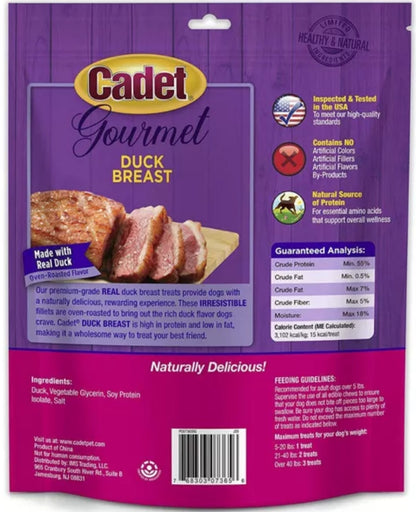Cadet Gourmet Duck Breast Treats for Dogs [Dog Supplies] 14 oz