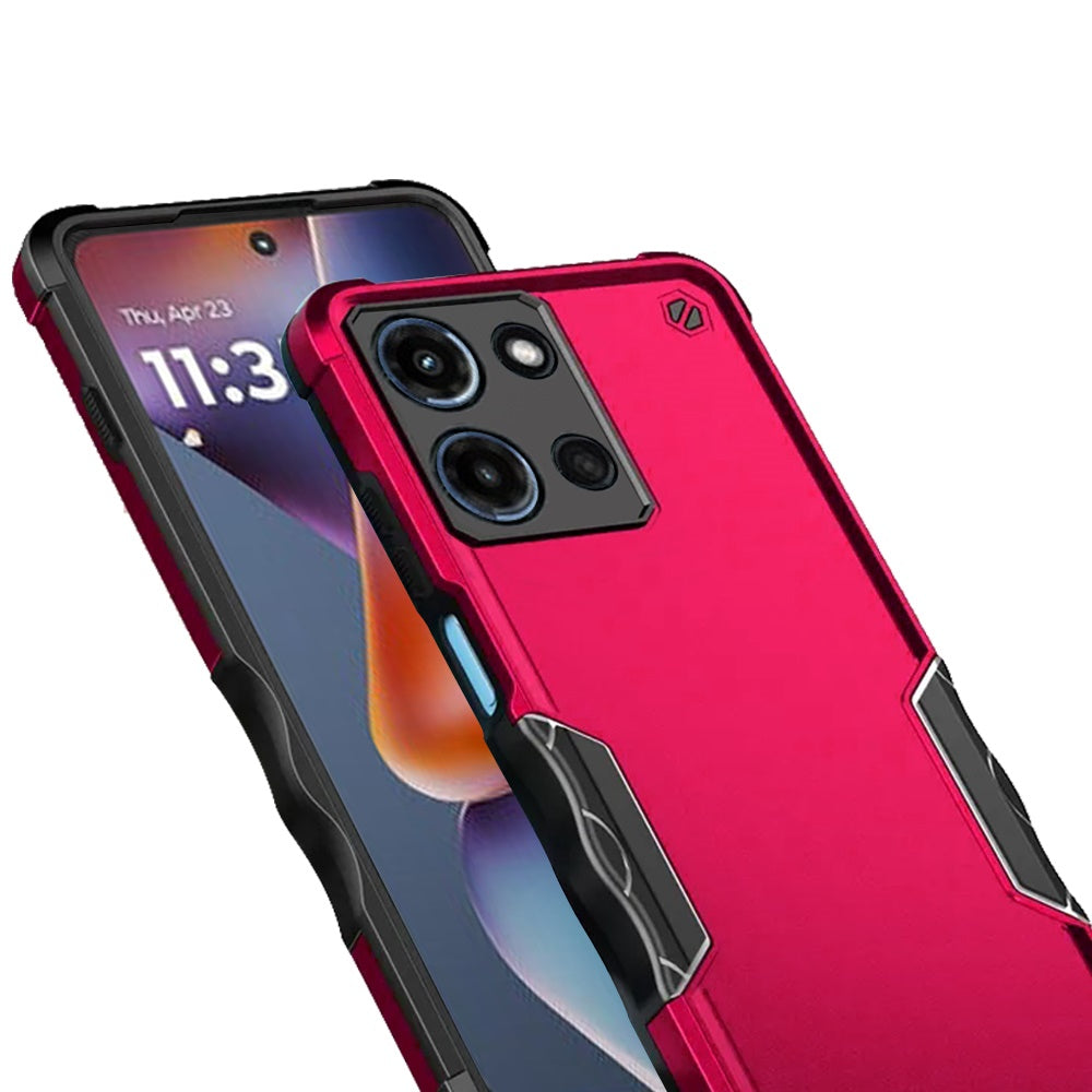 For Motorola Moto G 5G 2025 Slim Tough Shockproof Hybrid Heavy Duty 2in1 Dual Layer TPU Bumper Rugged Rubber Defend Armor Case Cover