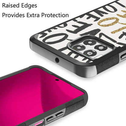 For TCL Revvl 7 PRO 5G Tough Hybrid Magnetic Mount Friendly Shock Protection Durable Grip Includes Tempered Glass Case Cover