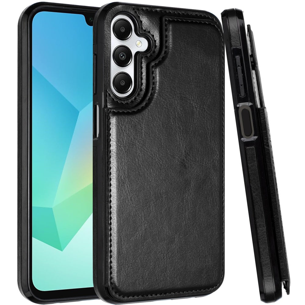 For Samsung Galaxy A16 5G Wallet Case PU Leather Flip Cover with Cardholder, Magnetic Closure, and Kickstand Case Cover