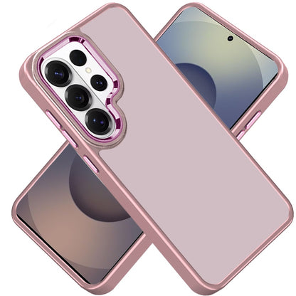 For Samsung Galaxy S26 Ultra Slim Fit Thin Hybrid,Frosted Matte Polished Acrylic Hard PC with TPU Rubber Frame Case Cover
